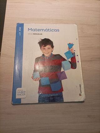 Matemáticas 1o ESO - serie resuelve - Santillana
