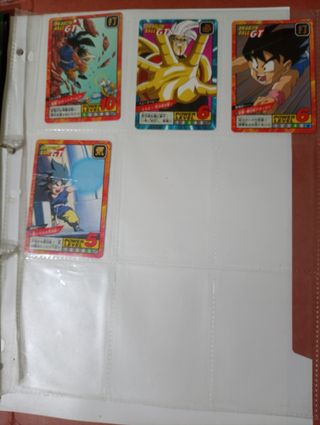 Cartas Dragón Ball Gt