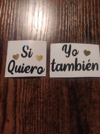 Vinilos para zapatos de boda 