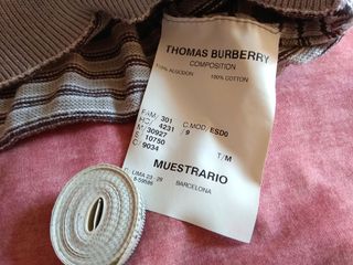 Jersey chico hombre Thomas Burberry algdón talla M