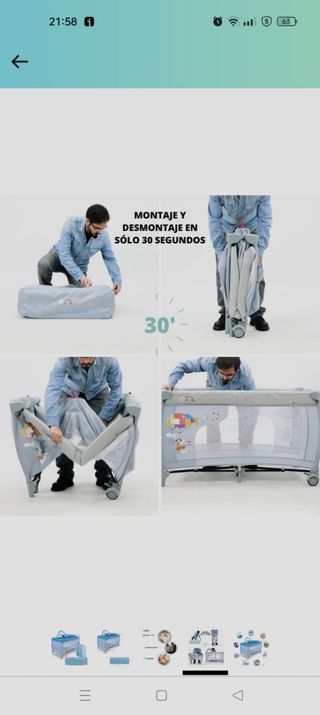 CUNA DE VIAJE ASALVO