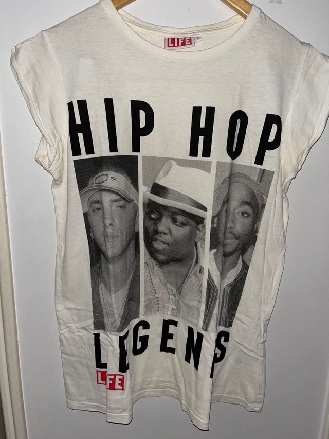 Camiseta cantantes hip hop