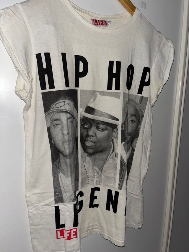 Camiseta cantantes hip hop