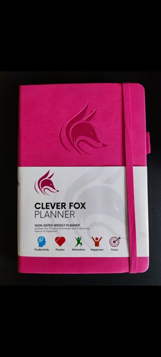 Planner settimanale fucsia non datato Clever Fox 