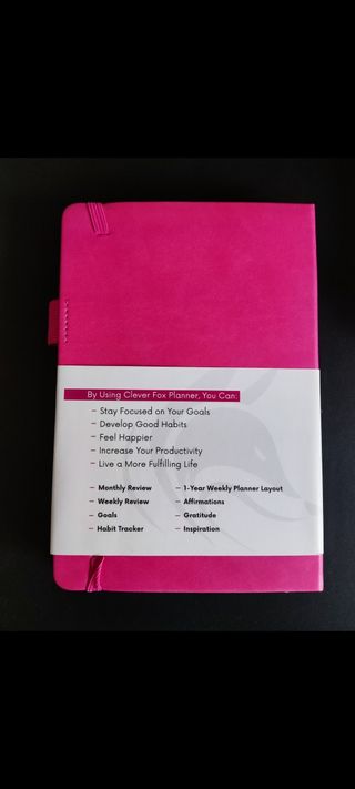 Planner settimanale fucsia non datato Clever Fox 
