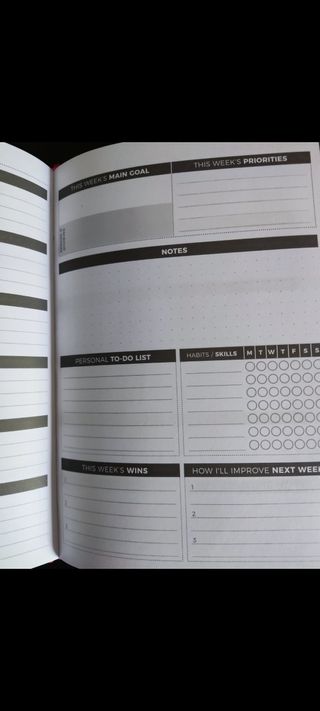 Planner settimanale fucsia non datato Clever Fox 