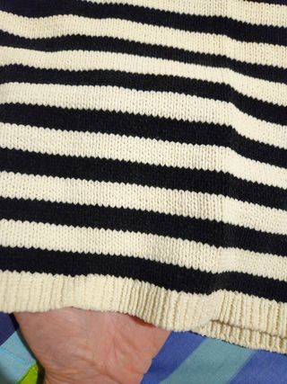 Falda larga y jersey Chenilla Zara L