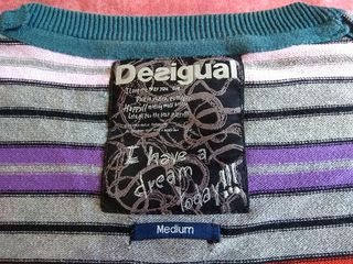 Jersey chico hombre Desigual algodón talla M