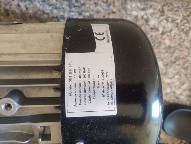 Bomba de presión para lavar