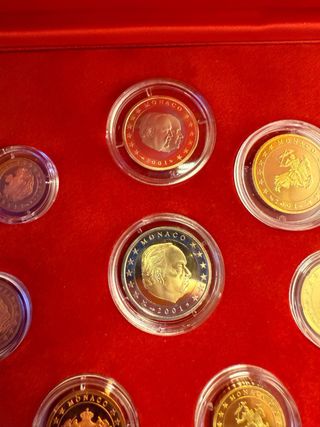 MONACO SERIE EURO PROOF PP 2001