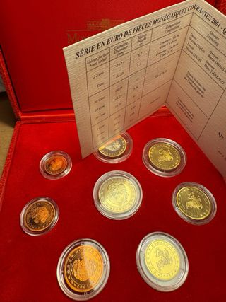 MONACO SERIE EURO PROOF PP 2001