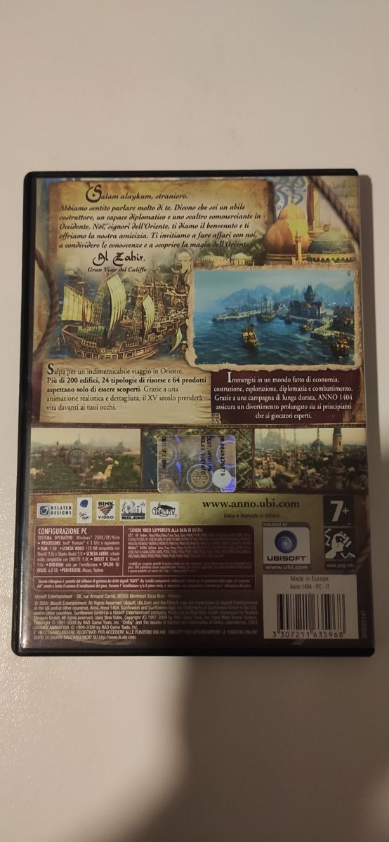 Anno 1404 gioco di strategia per PC DVD Rom