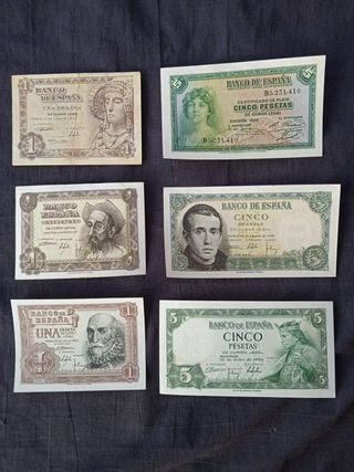 Billetes España Antiguos