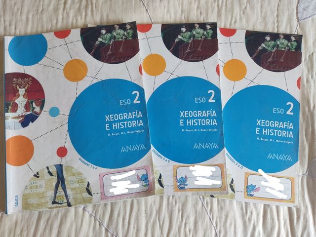 Libro Xeografía e Historia 2° ESO Edt. Anaya
