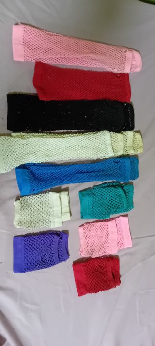 Guantes de rejilla punk