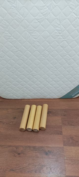 SOMIER TAPIZADO DE CALIDAD con patas 1'90X90