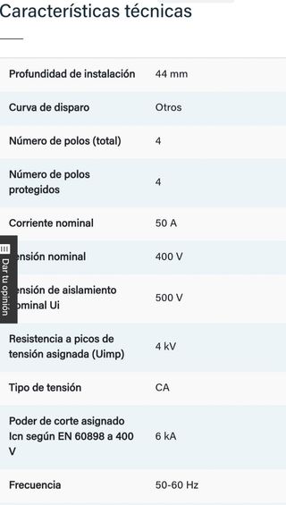 ICP Legrand Interruptor de control de potencia