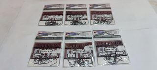 ANZUELOS X6 Nº3 TUBERTINI MODELO 933 BLACK CROME