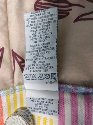 Polo Ralph Lauren manga corta multicolor tall L CF