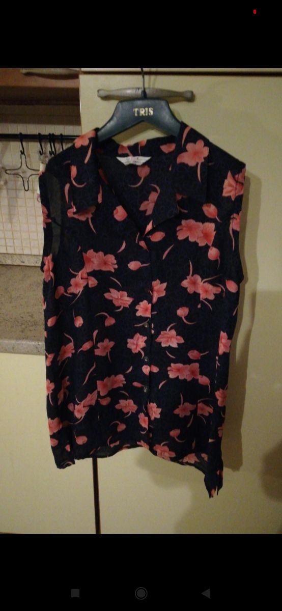 Scamiciata fiori donna L