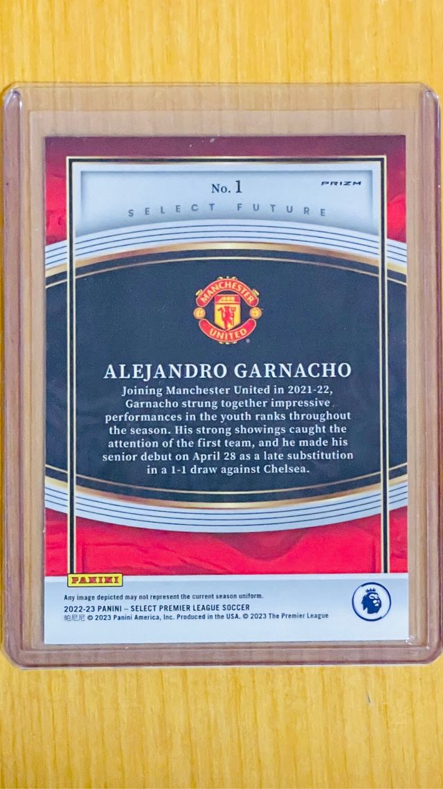 Alejandro Garnacho - Future - RC Silver Prizm ManU