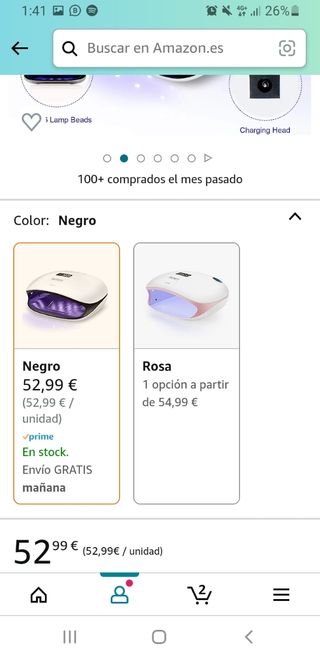 Lámpara/secador de uñas Led 48W