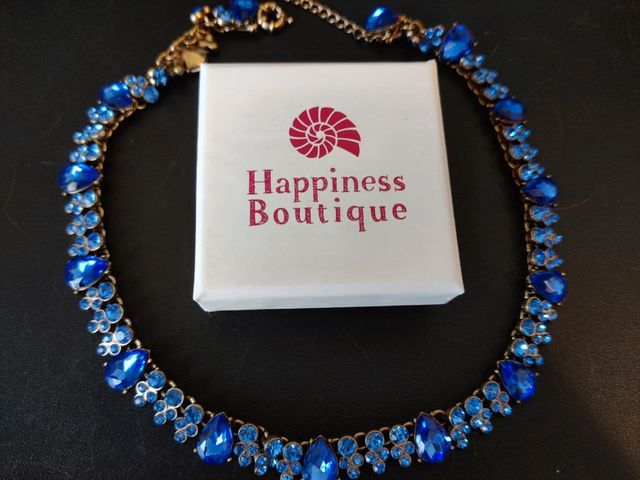 Collana oversize Blu