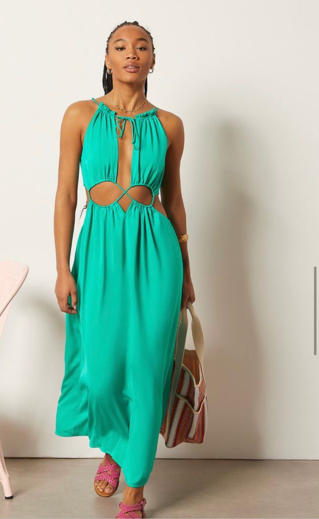 Vestido elegante satinado