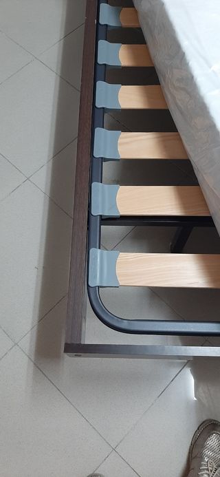 cama 1,35,colchón,almohada nueva,protector colchón