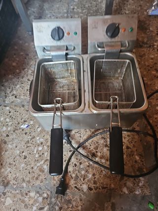freidora doble  profesional hostelería bar