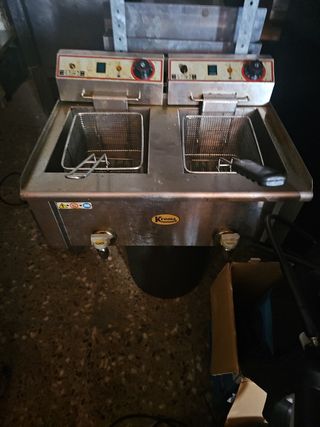 freidora doble  profesional hostelería bar