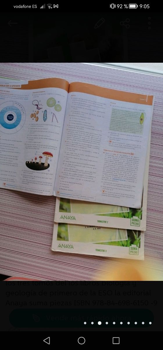 Libro biología y geología 1 ESO