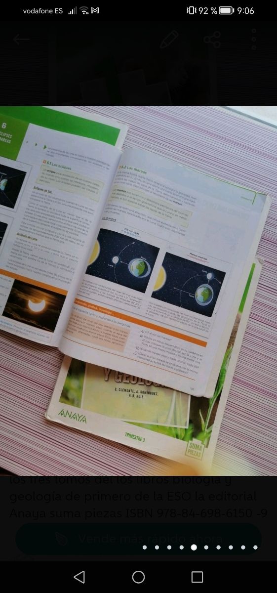 Libro biología y geología 1 ESO