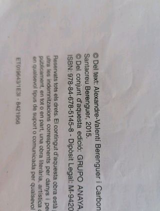 Libro valencià llengua i literatura 1 ESO Anaya