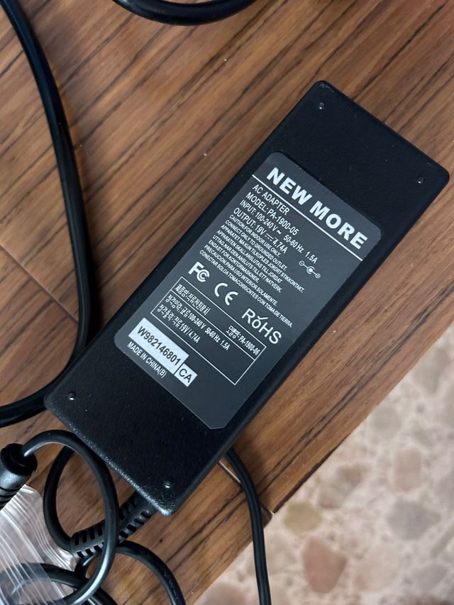 Cargador ordenador portátil