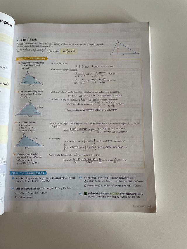 matemáticas 1 bachillerato