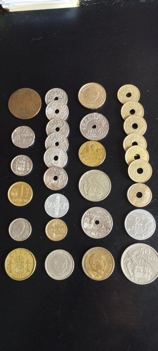 30 MONEDAS ANTIGUAS Y