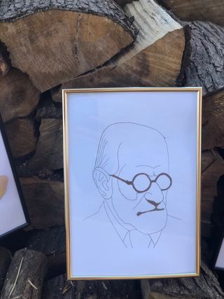 Lacan Freud Skinner Psicología Despacho Arte