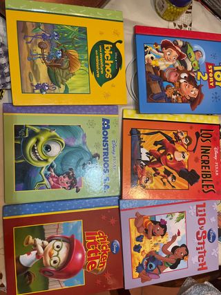 Biblioteca 6 libros Disney 