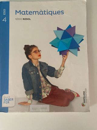 Libro de Matemáticas . 4 ESOSerie Resol