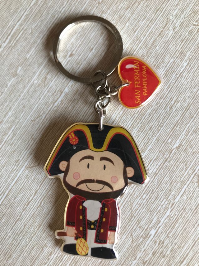 Llaveros Gigantes y Cabezudos de Pamplona artesano