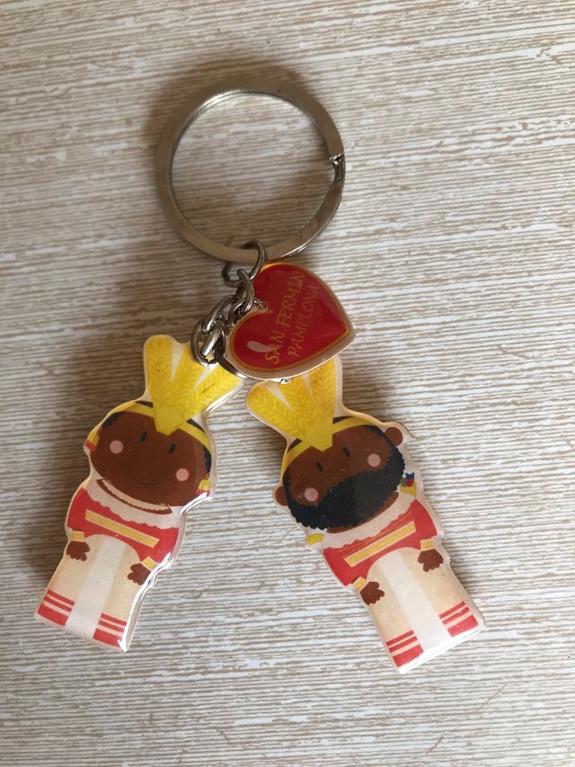 Llaveros Gigantes y Cabezudos de Pamplona artesano