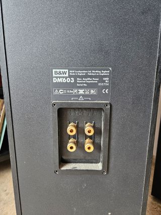 Altavoces B&W DM603