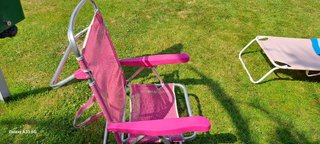silla piscina playa fucsia