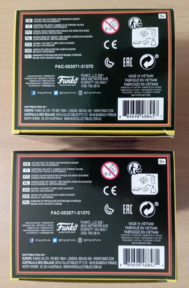 🌟 Funko Marvel Thor + Captain America Black Light