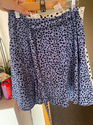 falda leopardo stradivarius 