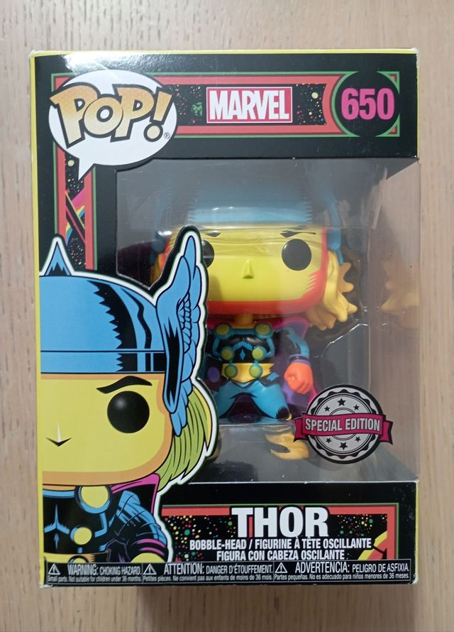 Funko Pop Marvel Thor Special Edition Black Light