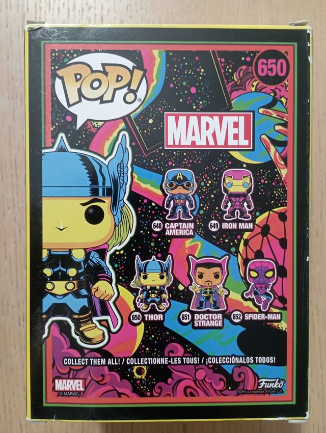 Funko Pop Marvel Thor Special Edition Black Light
