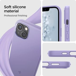 Funda iPhone 13 Spigen Silicone Fit Violeta NUEVA