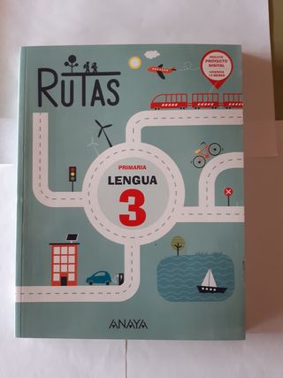 Libro de lengua Castellana de 3°. Editorial Anaya